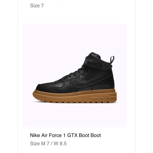 Nike Goretex Boot Airforce 1